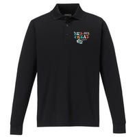 Couple Halloween Graphic Performance Long Sleeve Polo