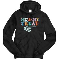 Couple Halloween Graphic Tie Dye Hoodie