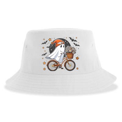 Cute Halloween Ghost S Sustainable Bucket Hat