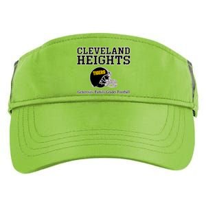 Cleveland Heights Generosity Family Grades Football Adult Drive Performance Visor