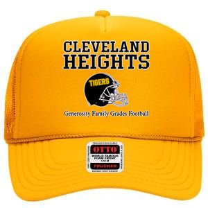 Cleveland Heights Generosity Family Grades Football High Crown Mesh Back Trucker Hat