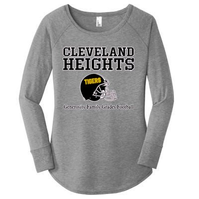 Cleveland Heights Generosity Family Grades Football Women's Perfect Tri Tunic Long Sleeve Shirt