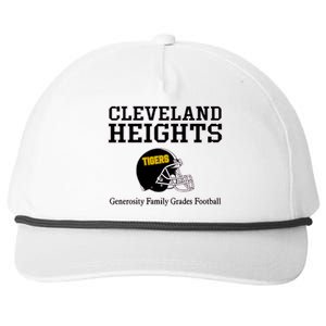 Cleveland Heights Generosity Family Grades Football Snapback Five-Panel Rope Hat