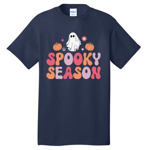 Cute Halloween Groovy Ghost Spooky Season Halloween Costume Tall T-Shirt