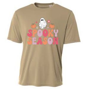 Cute Halloween Groovy Ghost Spooky Season Halloween Costume Cooling Performance Crew T-Shirt