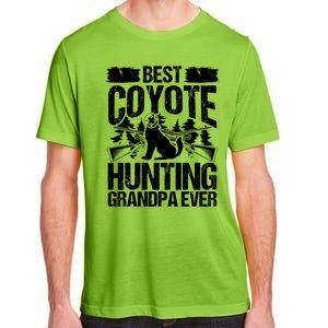 Coyote Hunting Grandpa Hunter Fathers Day Predator Hunting Gift Adult ChromaSoft Performance T-Shirt