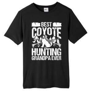 Coyote Hunting Grandpa Hunter Fathers Day Predator Hunting Gift Tall Fusion ChromaSoft Performance T-Shirt