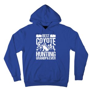 Coyote Hunting Grandpa Hunter Fathers Day Predator Hunting Gift Hoodie