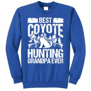 Coyote Hunting Grandpa Hunter Fathers Day Predator Hunting Gift Sweatshirt