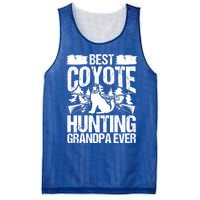 Coyote Hunting Grandpa Hunter Fathers Day Predator Hunting Gift Mesh Reversible Basketball Jersey Tank