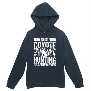 Coyote Hunting Grandpa Hunter Fathers Day Predator Hunting Gift Urban Pullover Hoodie