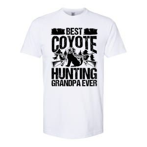 Coyote Hunting Grandpa Hunter Fathers Day Predator Hunting Gift Softstyle CVC T-Shirt