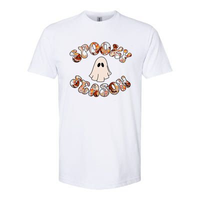 Cute Halloween Ghost Spooky Season Spooky Vibes Ghost Cool Gift Softstyle CVC T-Shirt