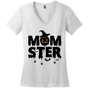 Couple Halloween Graphic Women's V-Neck T-Shirt