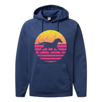 Classic Horse Gift Funny Gift Performance Fleece Hoodie