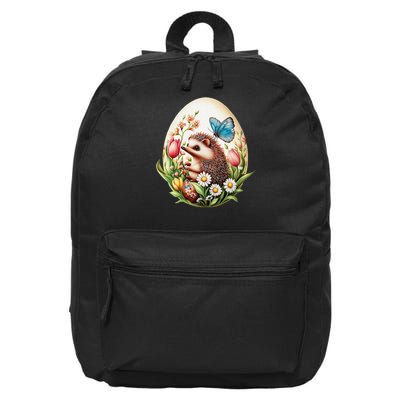 Cute Hedgehog - Giant Easter Egg Surprise Happy Easter Day 16 in Basic Backpack