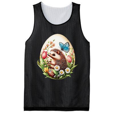 Cute Hedgehog - Giant Easter Egg Surprise Happy Easter Day Mesh Reversible Basketball Jersey Tank