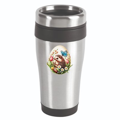 Cute Hedgehog - Giant Easter Egg Surprise Happy Easter Day 16oz Travel Tumbler