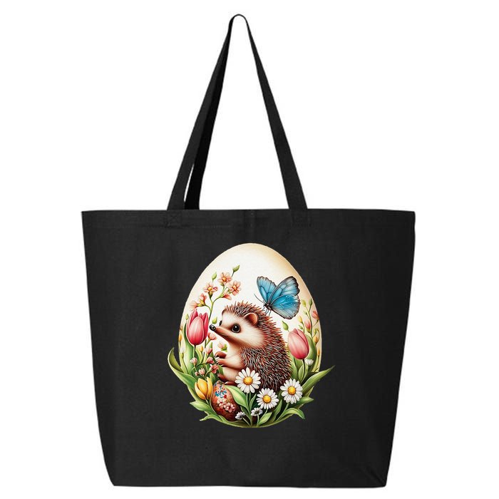 Cute Hedgehog - Giant Easter Egg Surprise Happy Easter Day 25L Jumbo Tote