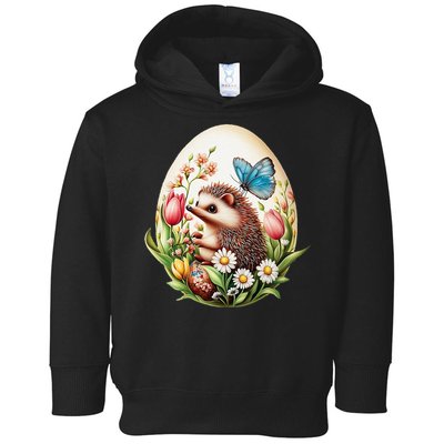 Cute Hedgehog - Giant Easter Egg Surprise Happy Easter Day Toddler Hoodie