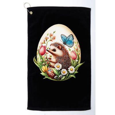 Cute Hedgehog - Giant Easter Egg Surprise Happy Easter Day Golf Towel