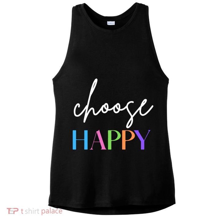 Choose Happy Gift Ladies PosiCharge Tri-Blend Wicking Tank
