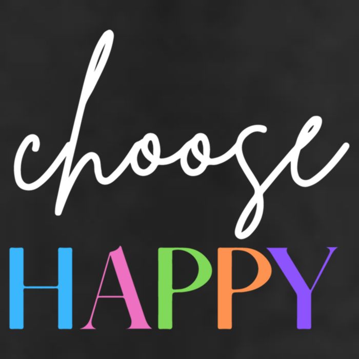 Choose Happy Gift 11oz C Handle Ceramic Mug