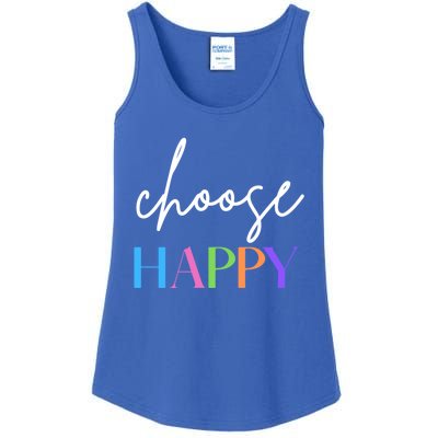 Choose Happy Gift Ladies Essential Tank