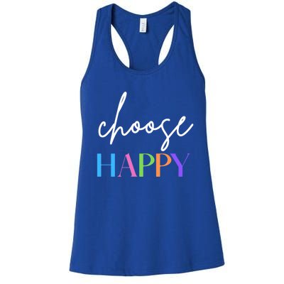 Choose Happy Gift Women's Racerback Tank