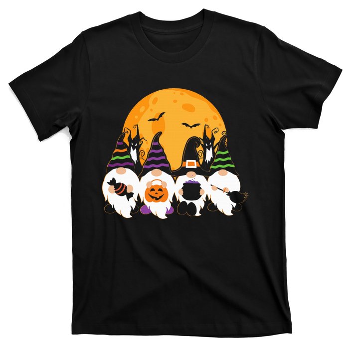 Cute Halloween Gnome Spooky Gardening Trick Or Treat T-Shirt