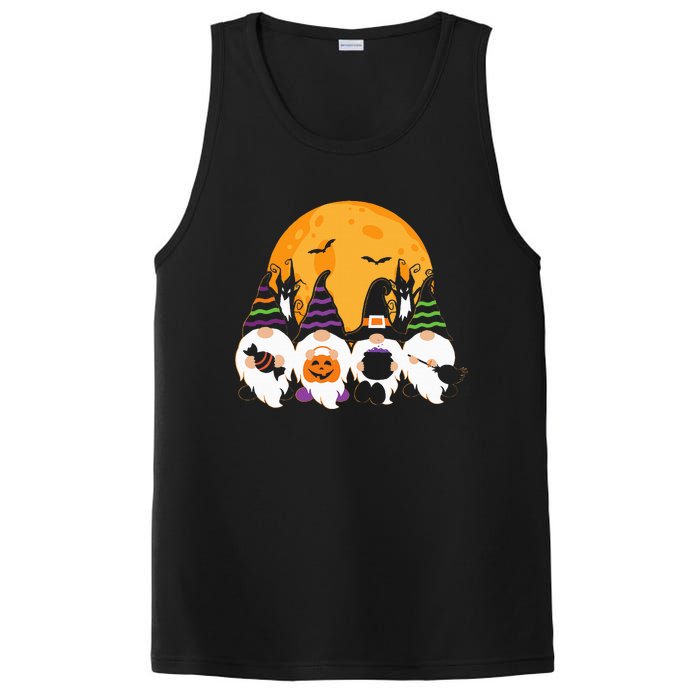 Cute Halloween Gnome Spooky Gardening Trick Or Treat PosiCharge Competitor Tank