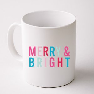 Christmas Holiday Graphic Merry And Bright Coffee Mug