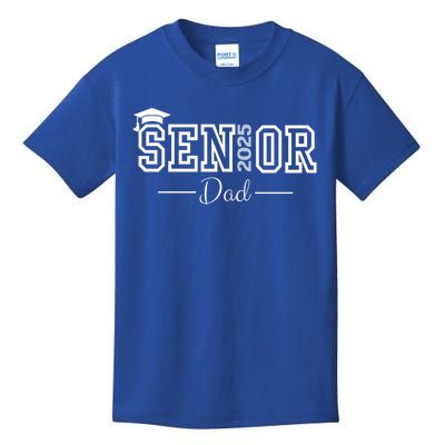 Cute Heart Graduate Proud Dad Senior Of 2025 Class Gift Kids T-Shirt