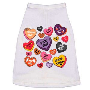 Candy Hearts Halloween Retro Halloween Doggie Tank