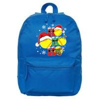 Christmas Ho Ho Ho Santa Softball Pajama Great Gift 16 in Basic Backpack