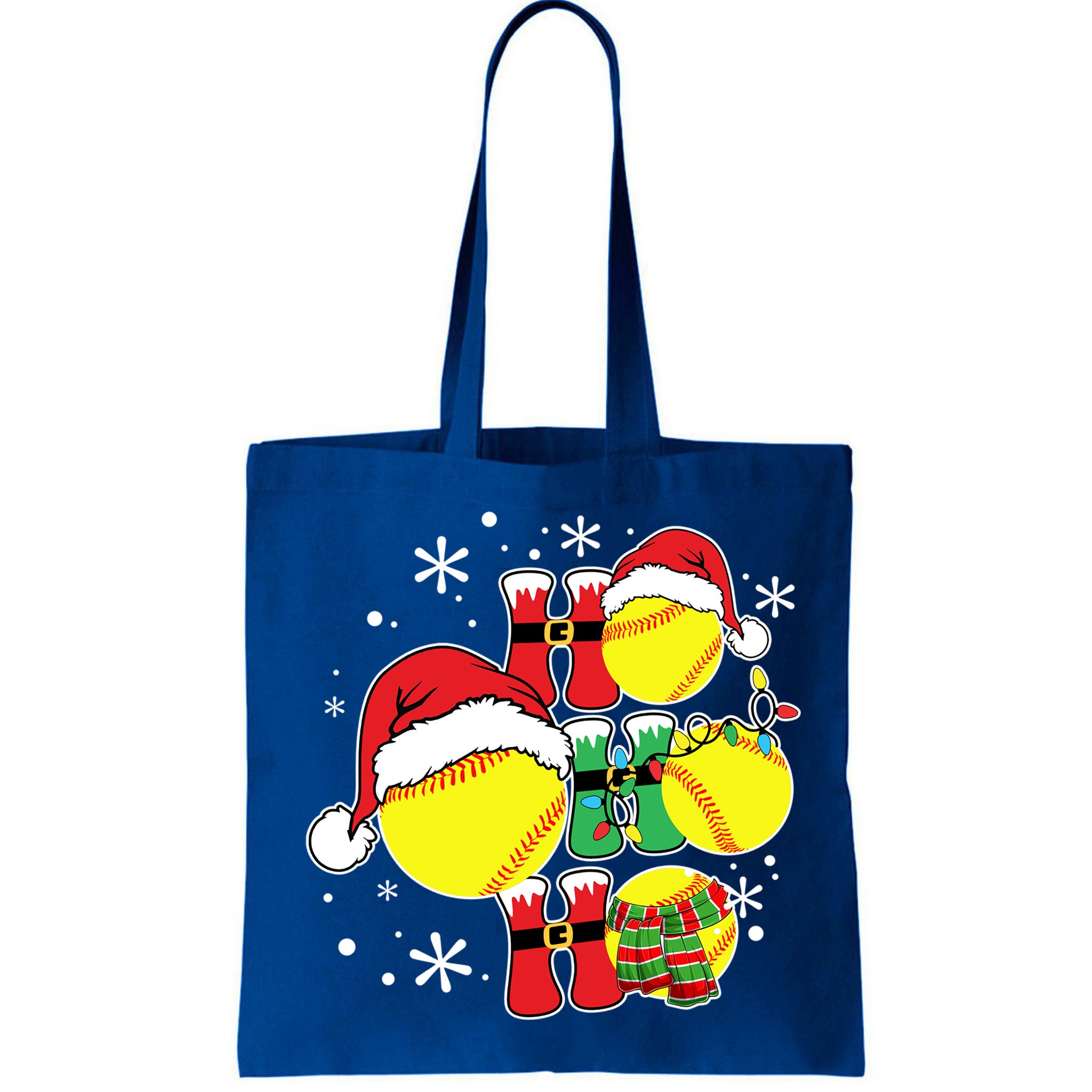 Christmas Ho Ho Ho Santa Softball Pajama Great Gift Bag