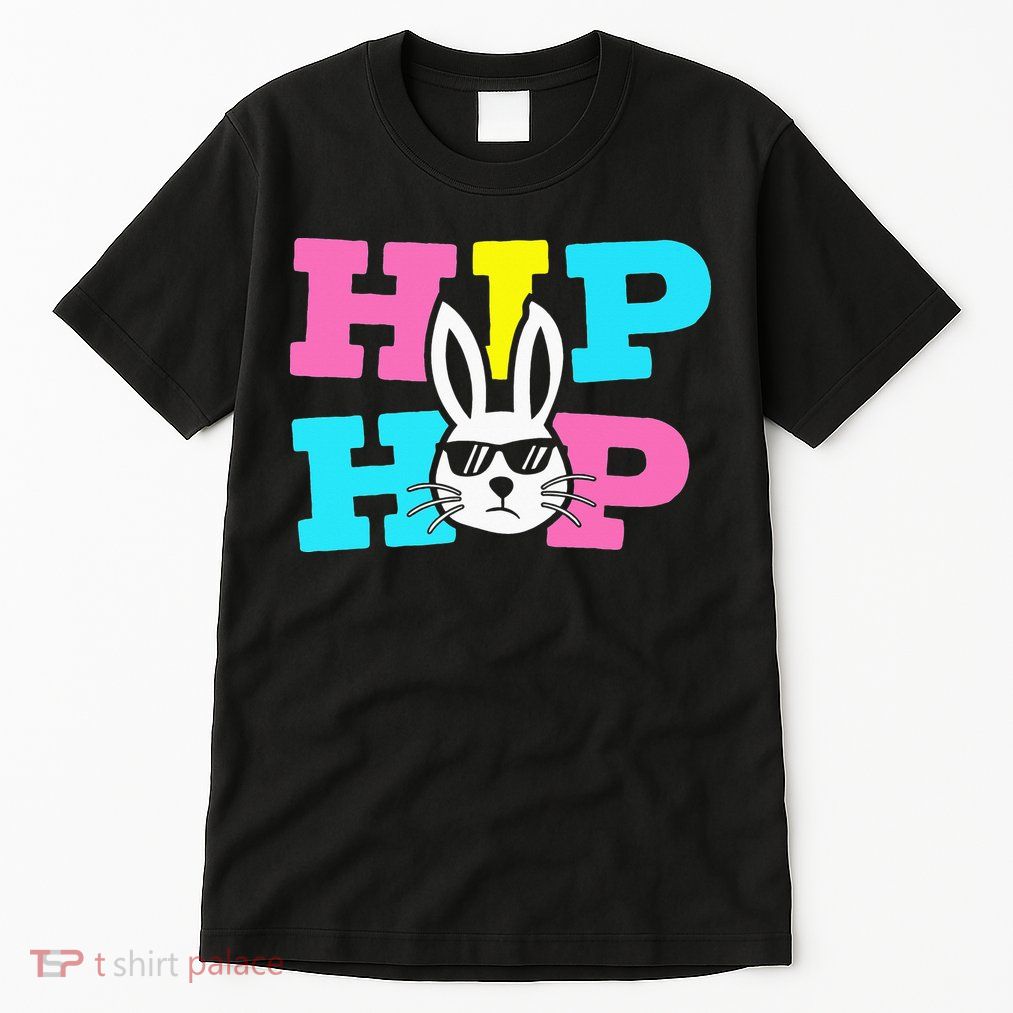 Cool Hip Hop Easter Bunny rabbit eggs month Tall T-Shirt