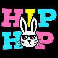 Cool Hip Hop Easter Bunny rabbit eggs month Youth Performance Sprint T-Shirt