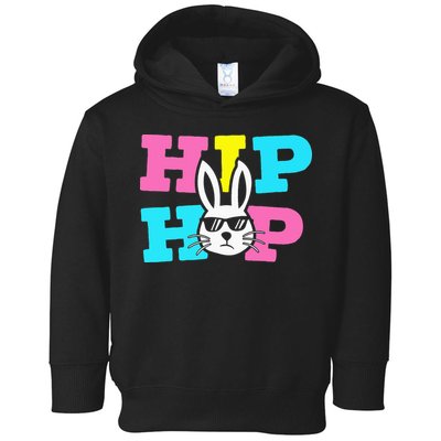 Cool Hip Hop Easter Bunny rabbit eggs month Toddler Hoodie