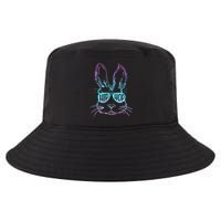 Cool Hip Hop Happy Easter Bunny Face With Sunglasses Cool Comfort Performance Bucket Hat