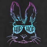 Cool Hip Hop Happy Easter Bunny Face With Sunglasses Cool Comfort Performance Bucket Hat