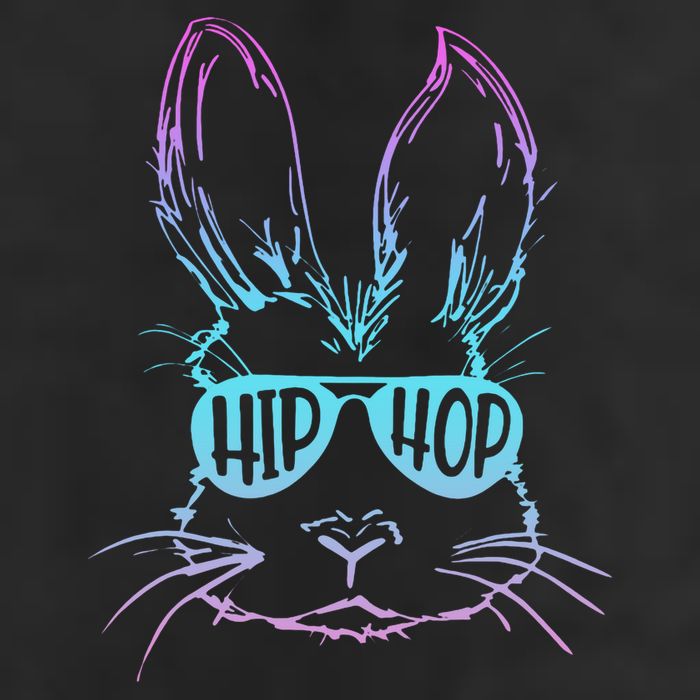 Cool Hip Hop Happy Easter Bunny Face With Sunglasses Cool Comfort Performance Bucket Hat