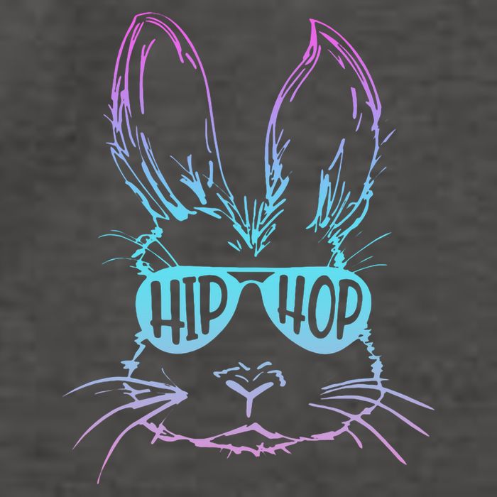 Cool Hip Hop Happy Easter Bunny Face With Sunglasses Vector Backpack