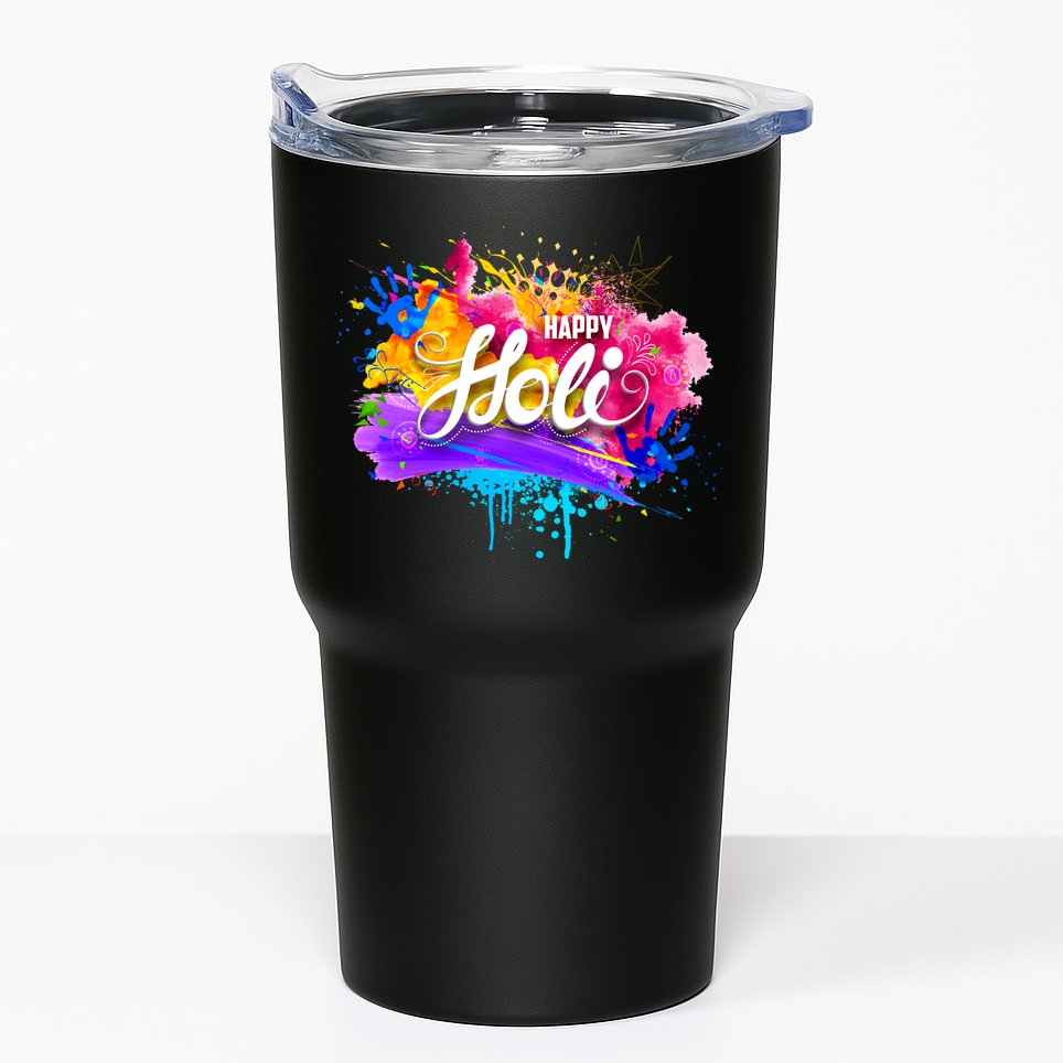 Colorful Happy Holi Celebrate South Asian Indian Hindu Festival Tumbler