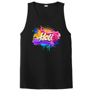 Colorful Happy Holi Celebrate South Asian Indian Hindu Festival PosiCharge Competitor Tank