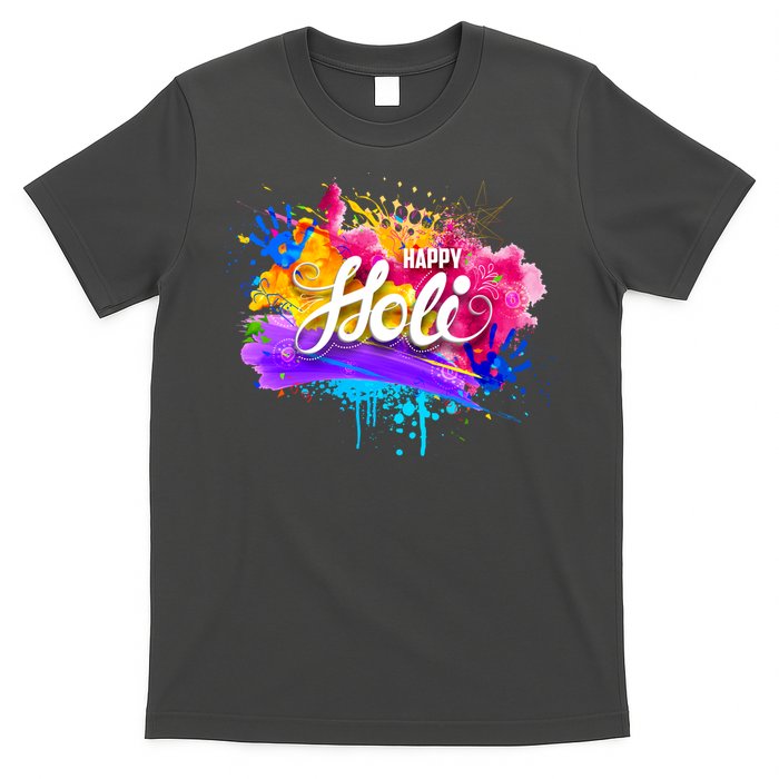 Colorful Happy Holi Celebrate South Asian Indian Hindu Festival T-Shirt