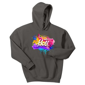 Colorful Happy Holi Celebrate South Asian Indian Hindu Festival Kids Hoodie