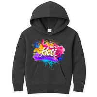 Colorful Happy Holi Celebrate South Asian Indian Hindu Festival Kids Hoodie
