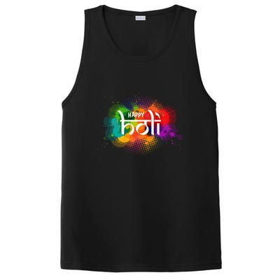 Colorful Happy Holi India Hindu Celebration PosiCharge Competitor Tank
