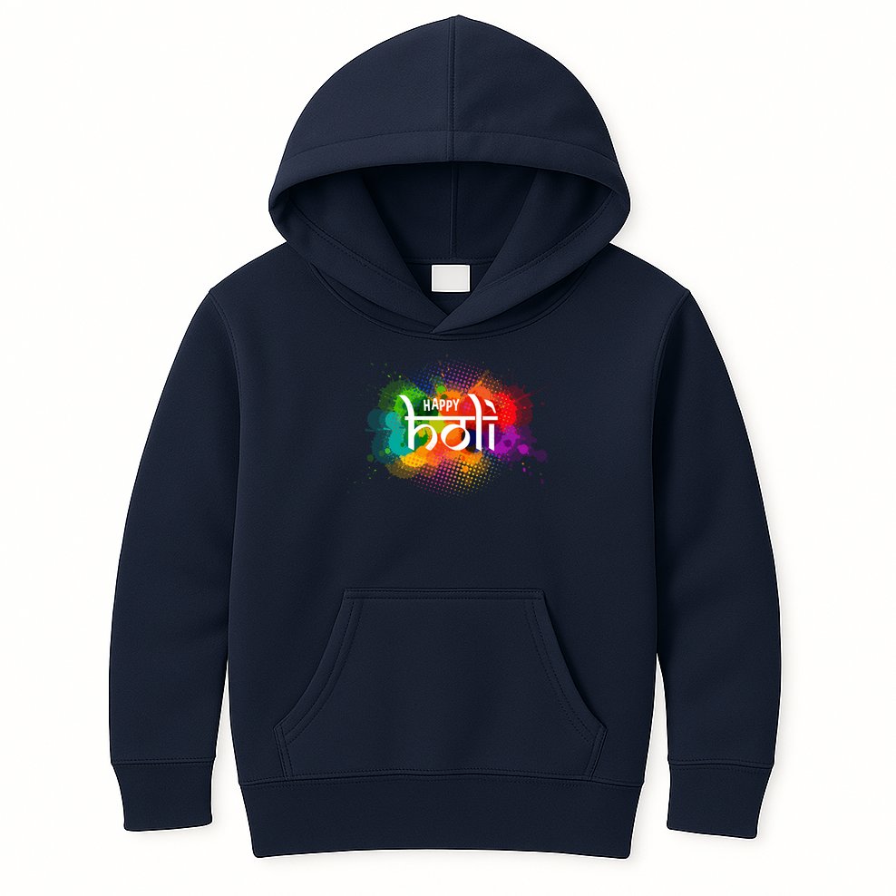 Colorful Happy Holi India Hindu Celebration Kids Hoodie